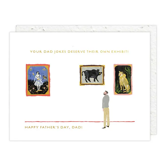 Dad at the Museum Father's Day Card