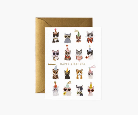 Cool Cats Birthday Card