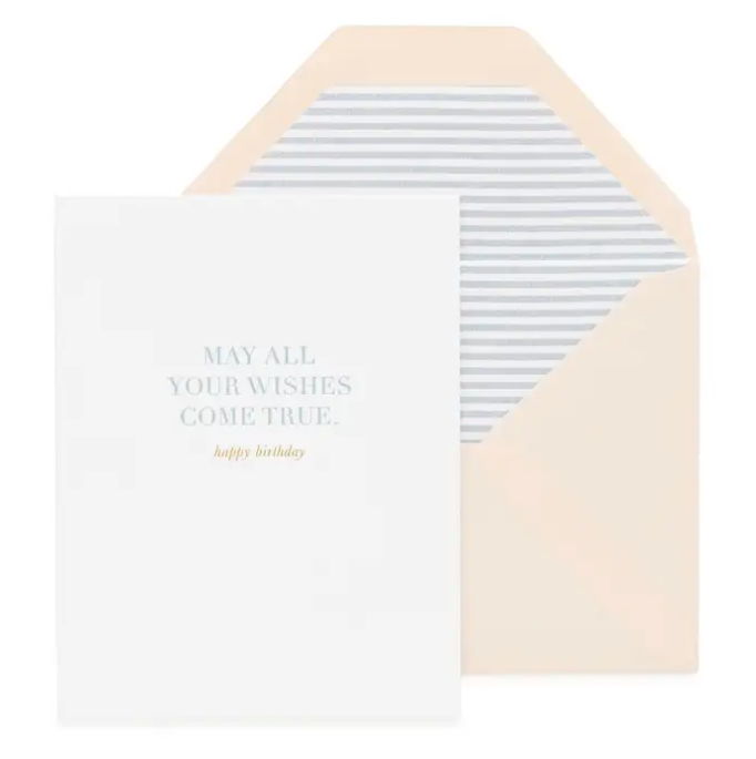 May All Your Wishes Come True Card