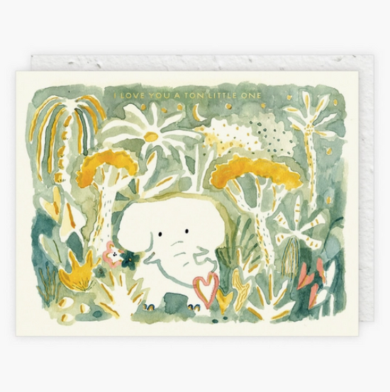 Elephant Love Card