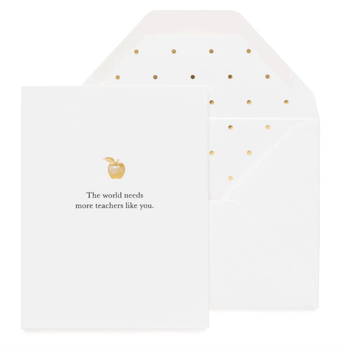 The World Needs More Teachers Like You Card